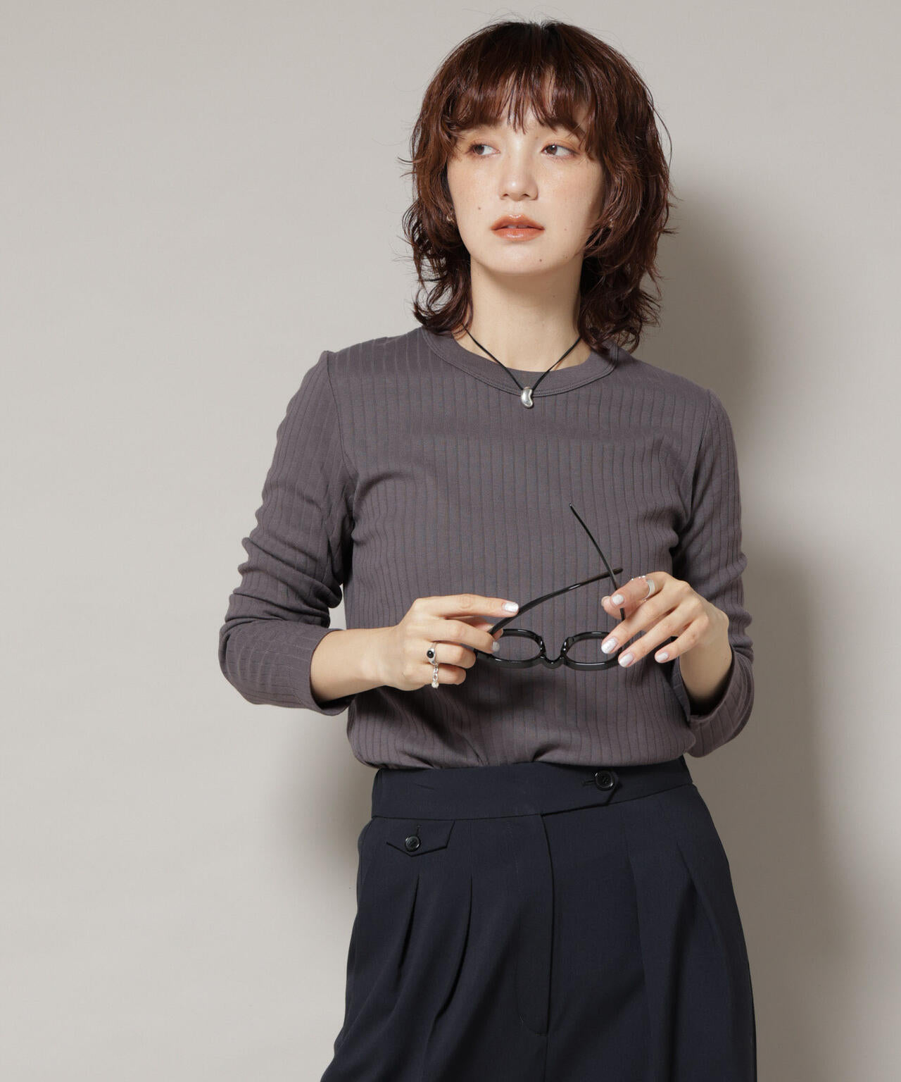 Anti Soaked(R) 汗染み防止リブロンT