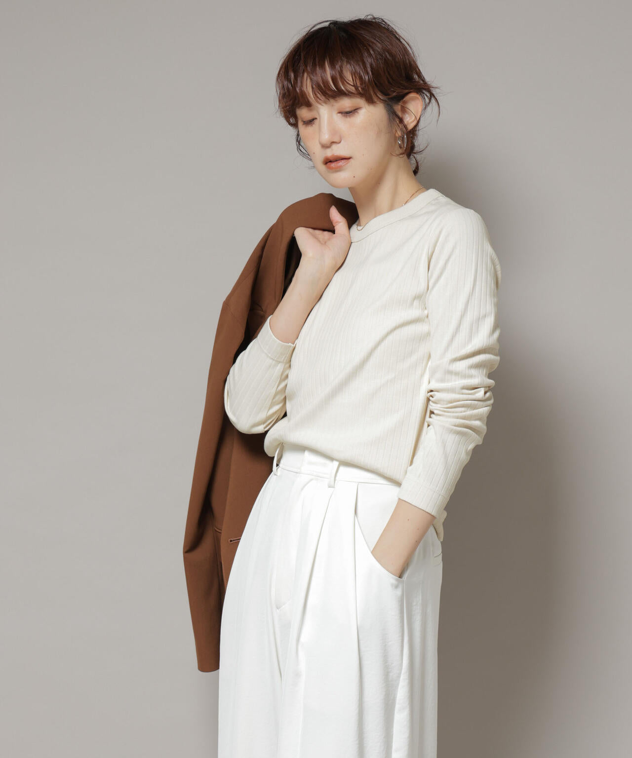 Anti Soaked(R) 汗染み防止リブロンT