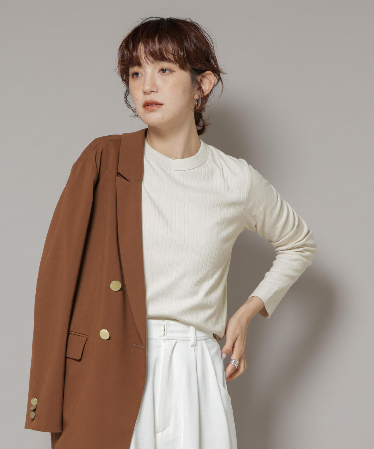 Anti Soaked(R) 汗染み防止リブロンT