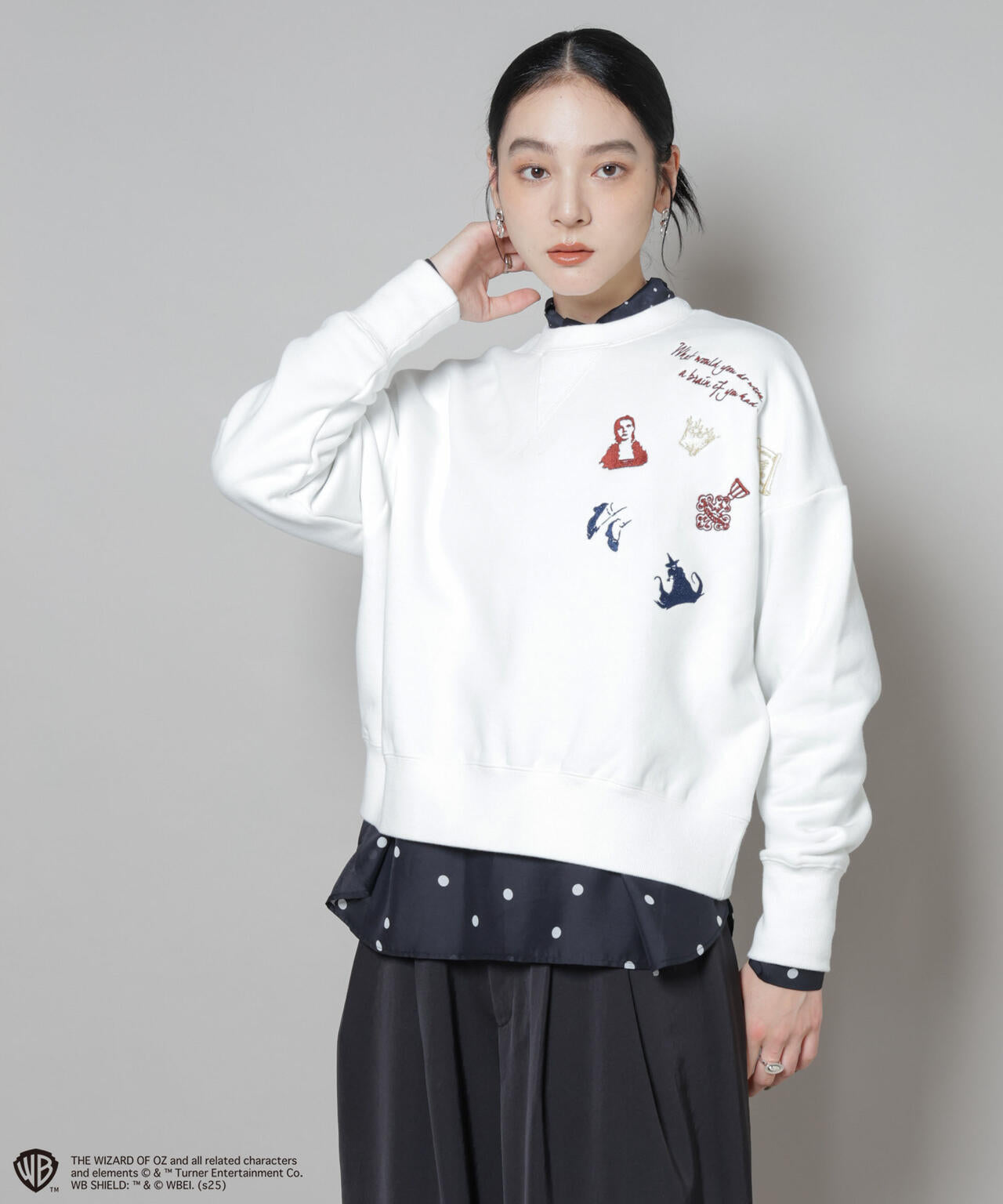 THE WIZARD OF OZ 刺繍スウェットトップス | NANO universe