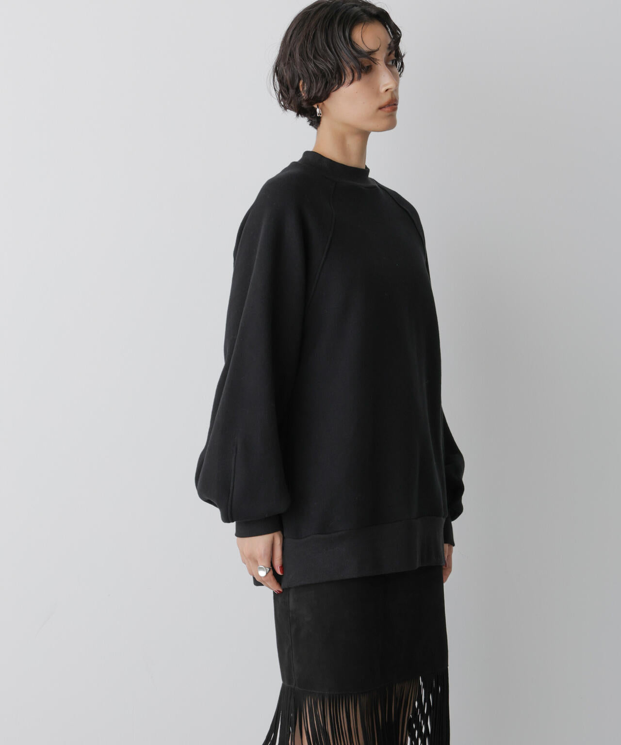 「STEVELOUR」フラッフィースタンドプルオーバー