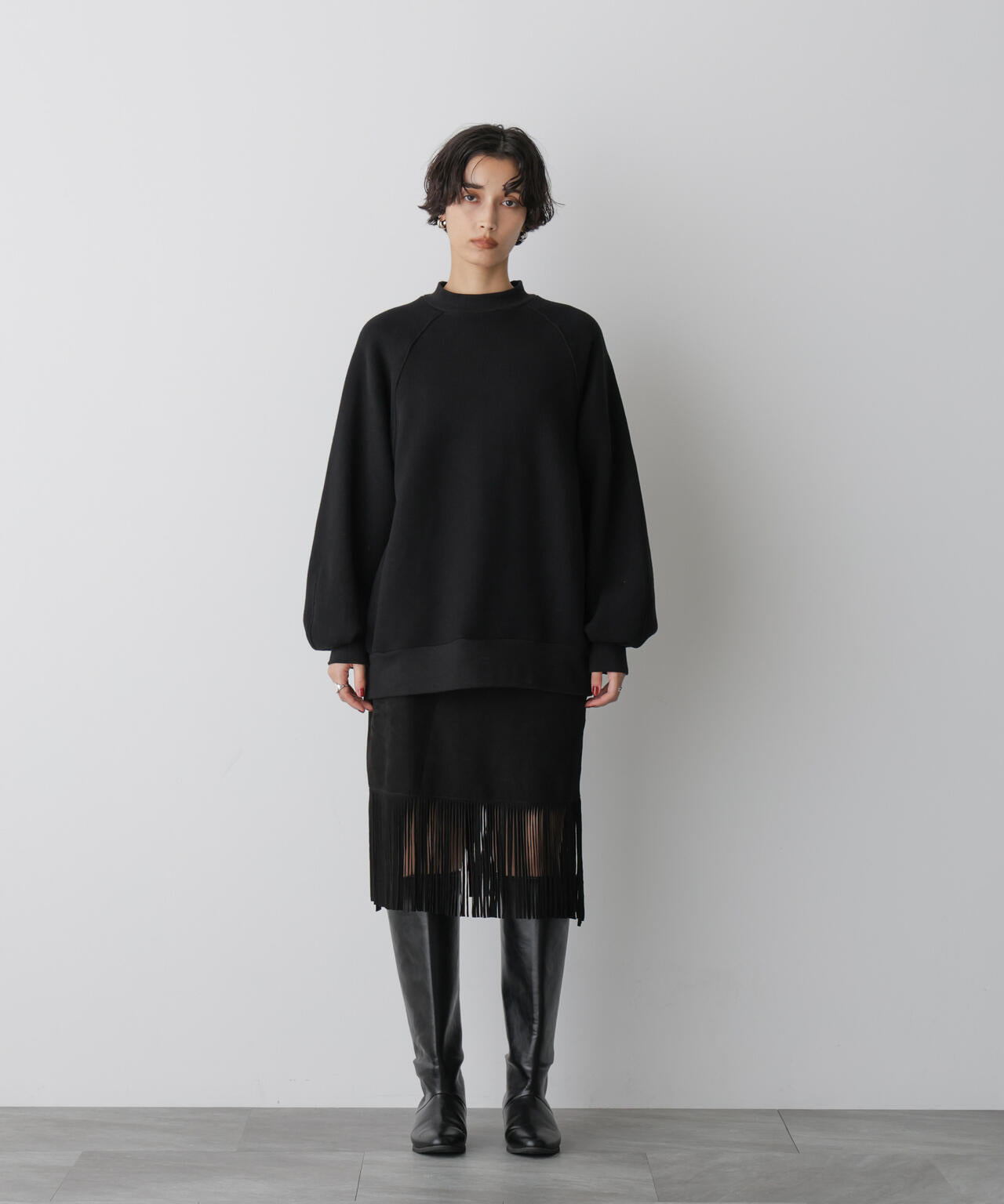 「STEVELOUR」フラッフィースタンドプルオーバー