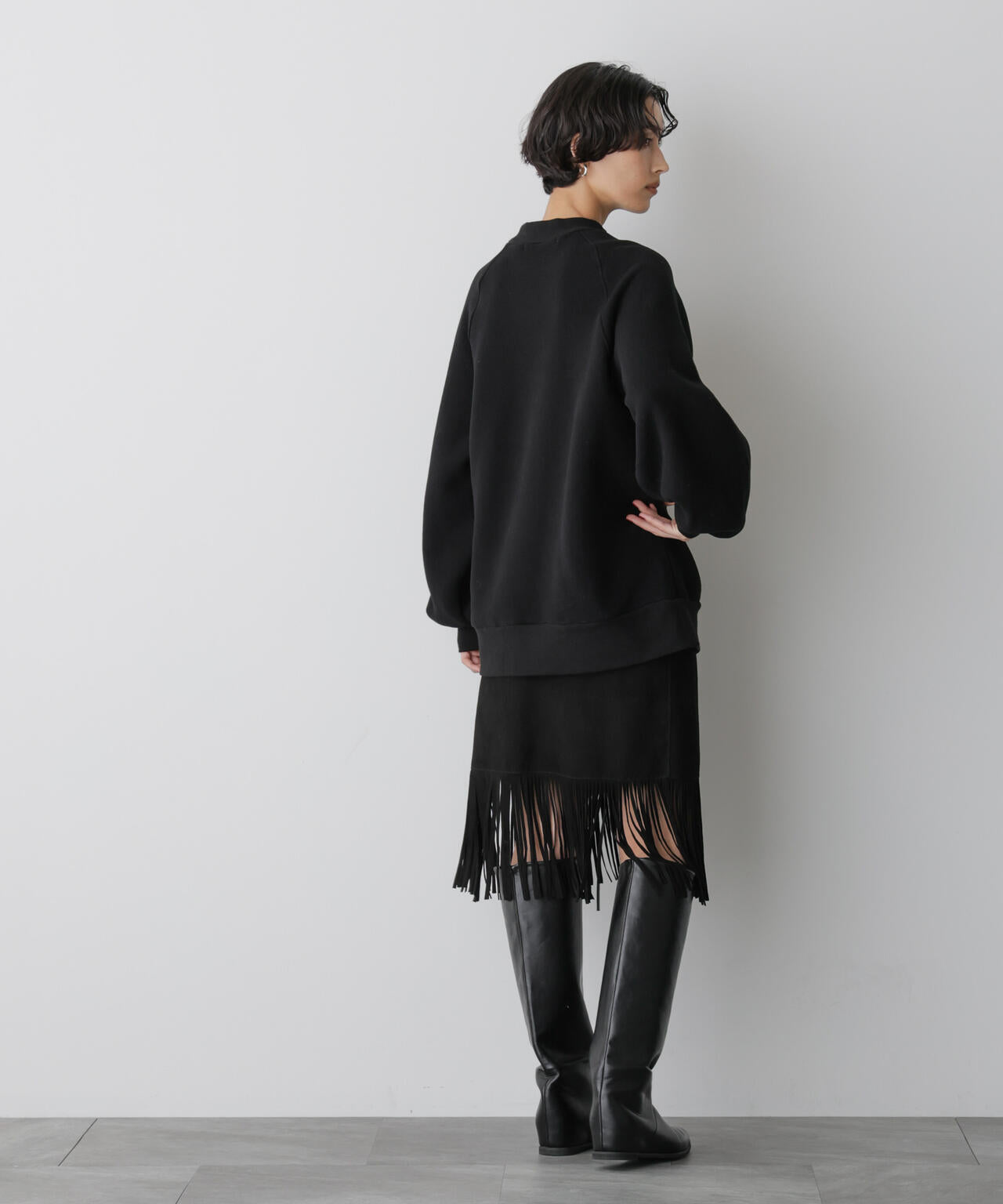 「STEVELOUR」フラッフィースタンドプルオーバー