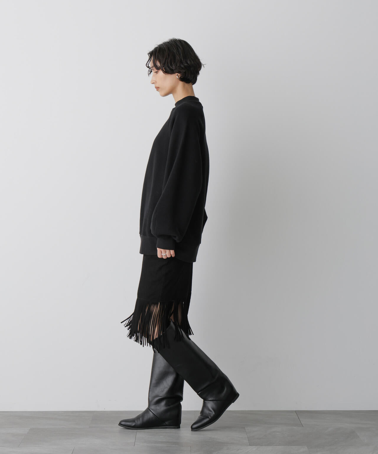 「STEVELOUR」フラッフィースタンドプルオーバー