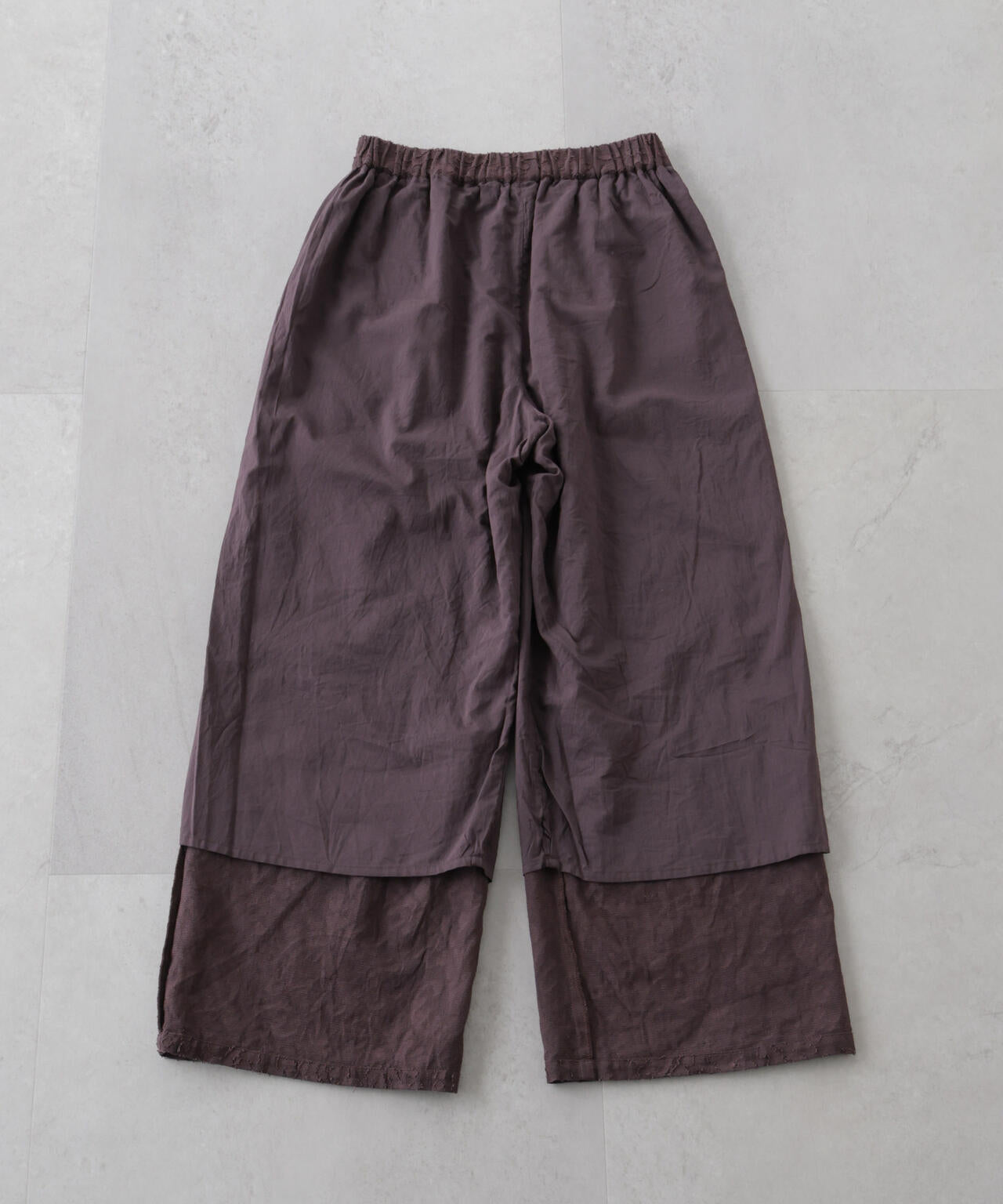 made in india カットワークジャカードパンツ(セットアップ可)