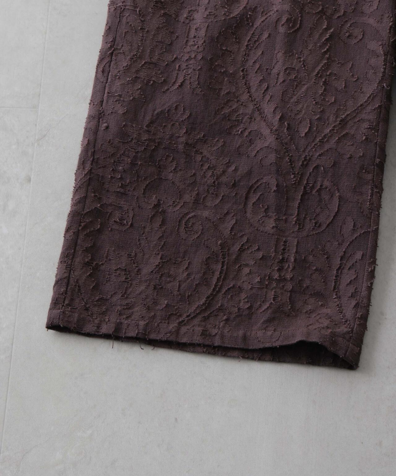 made in india カットワークジャカードパンツ(セットアップ可)