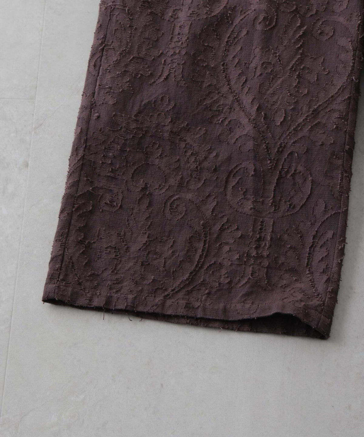 made in india カットワークジャカードパンツ(セットアップ可)