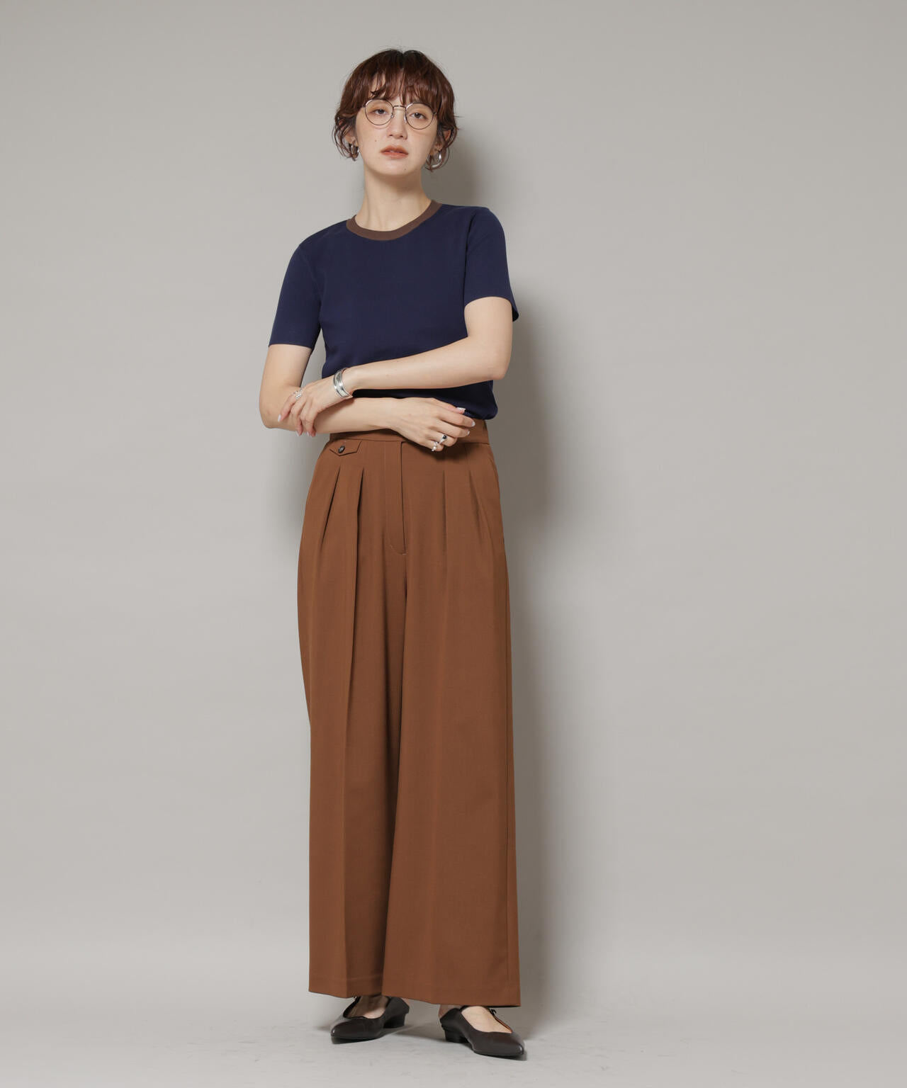 ドライウェザーストレッチ2タックワイドパンツ(セットアップ可)