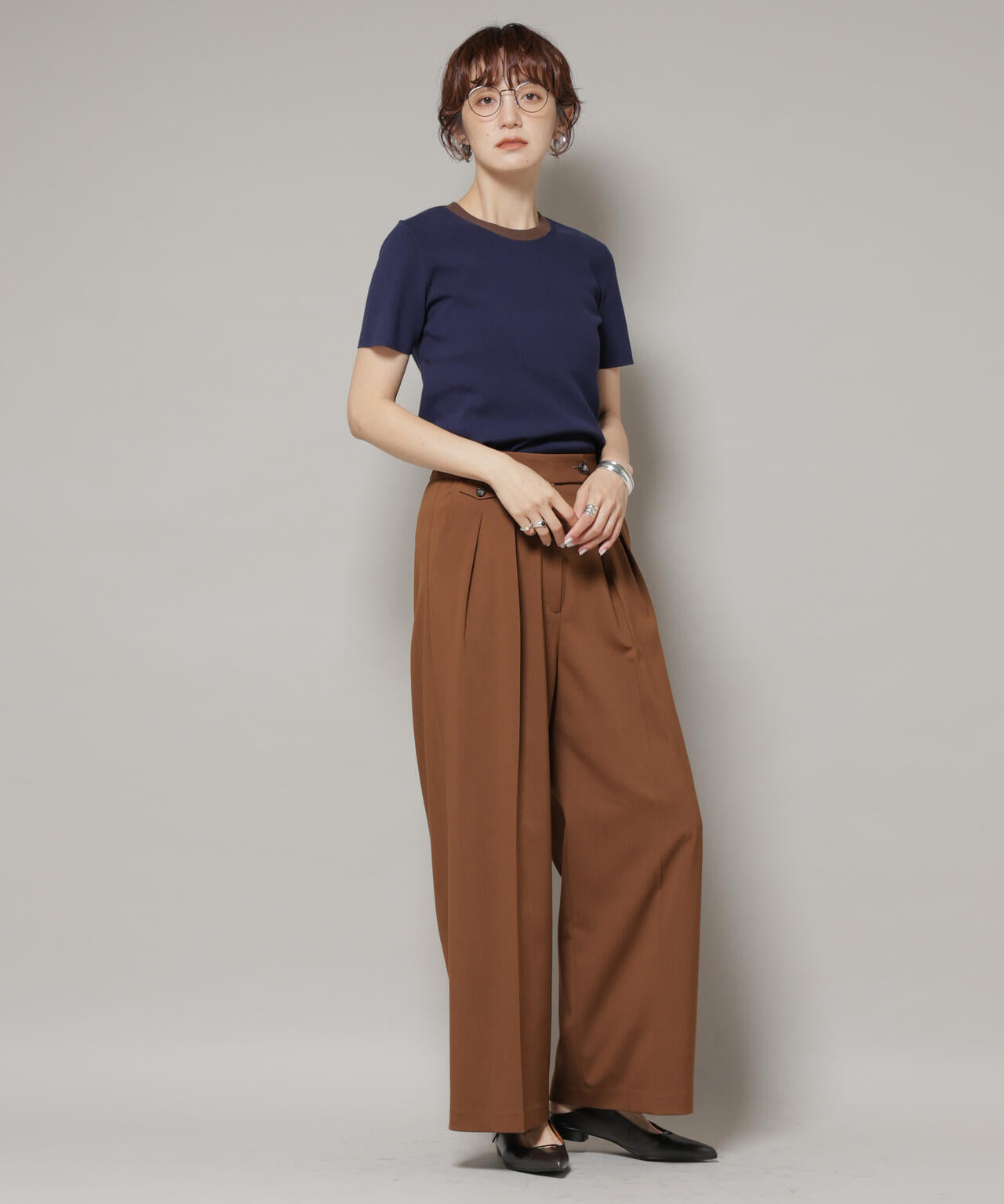 ドライウェザーストレッチ2タックワイドパンツ(セットアップ可)