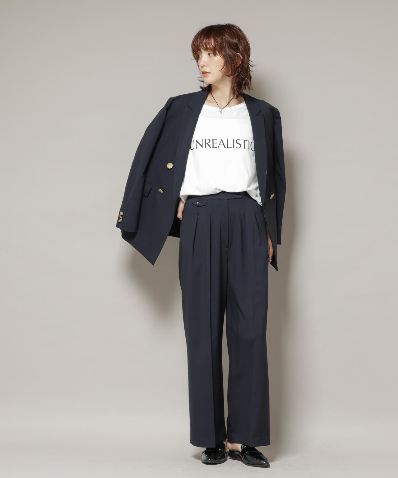 ドライウェザーストレッチ2タックワイドパンツ(セットアップ可)