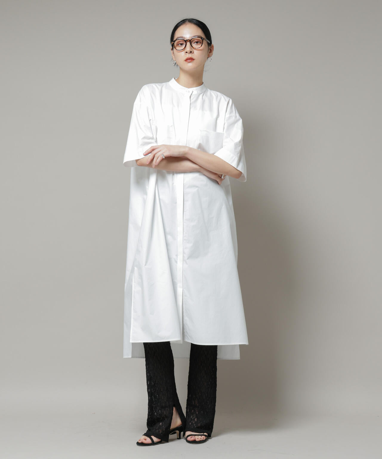 レースフレアレギンスパンツ