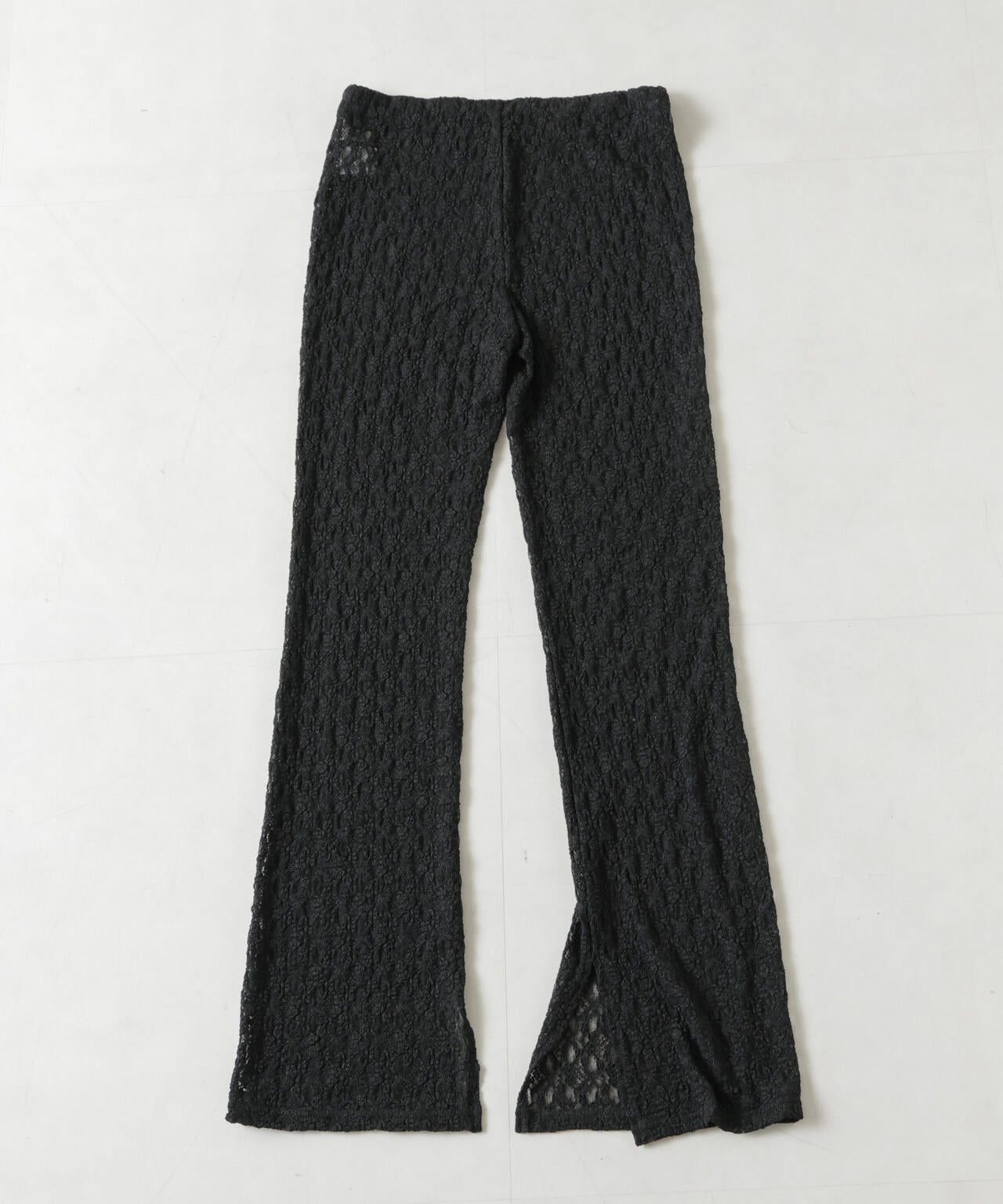 レースフレアレギンスパンツ