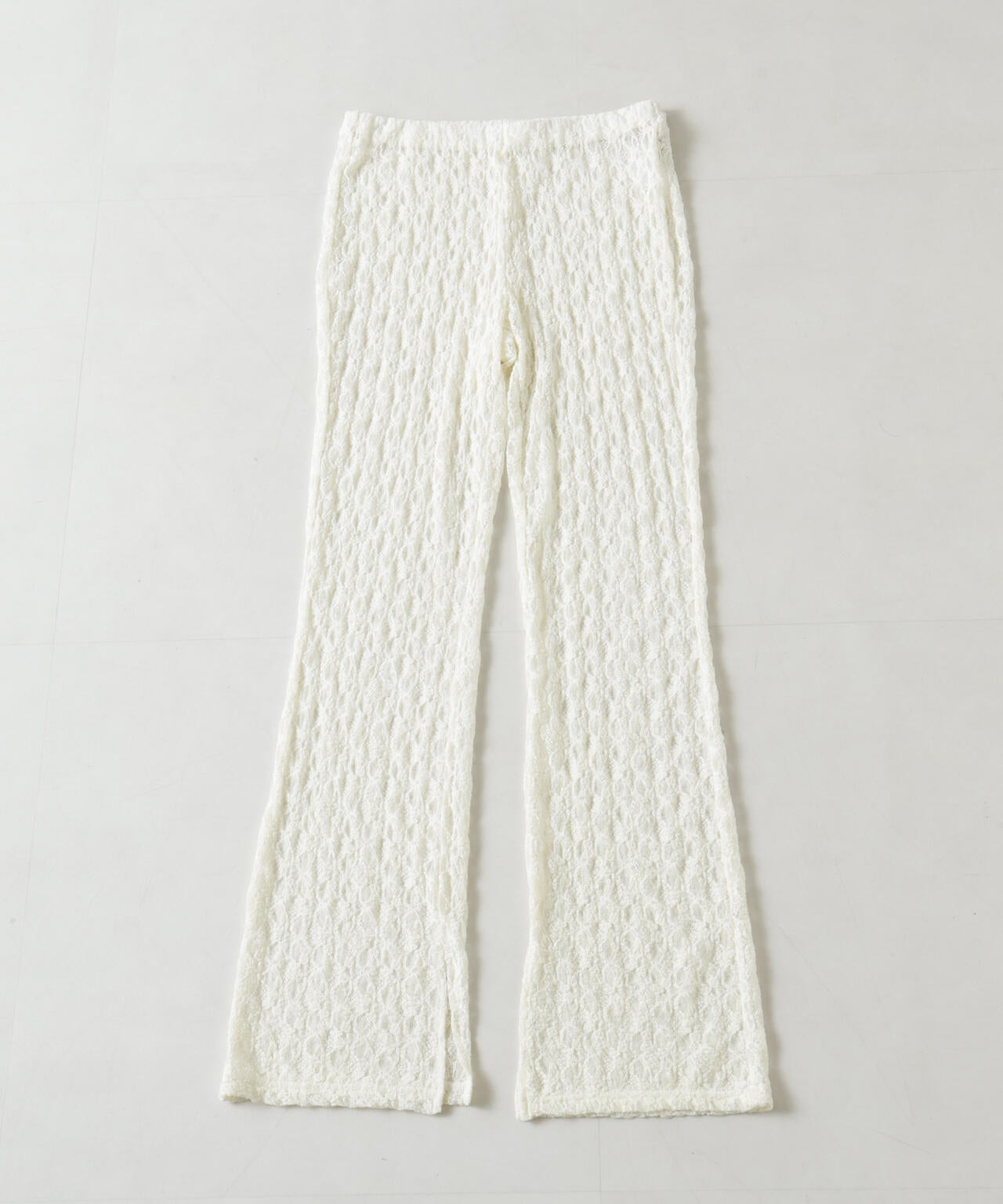 レースフレアレギンスパンツ