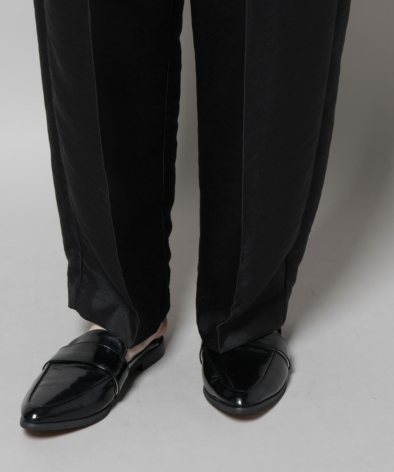 ツイルウェーブタックバレルパンツ