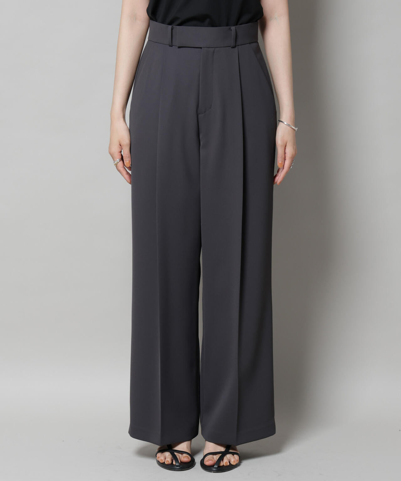 ツイルワイドスラックス