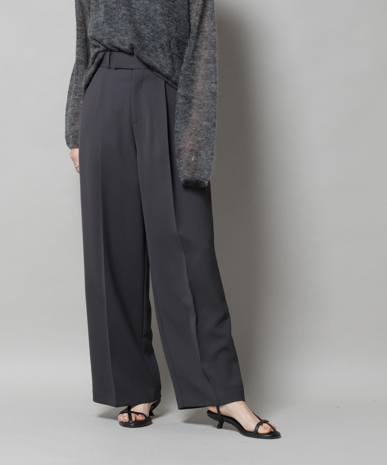 ツイルワイドスラックス