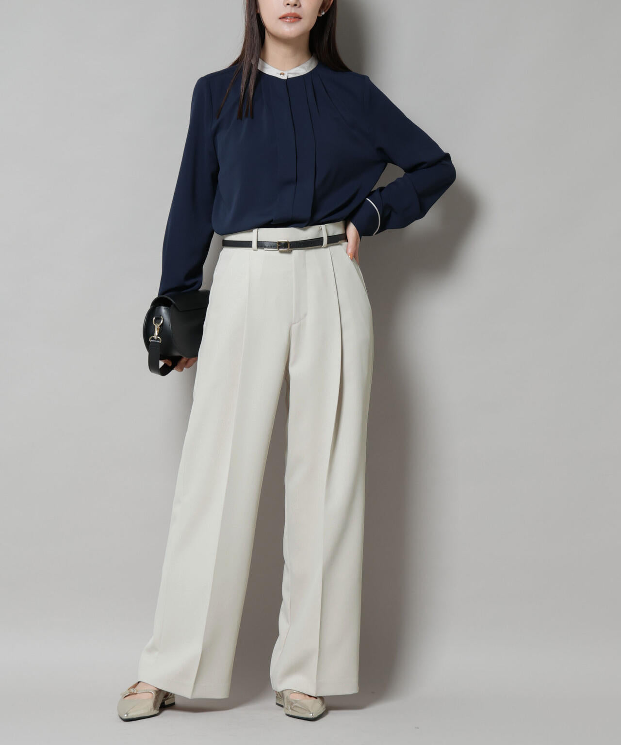 ツイルワイドスラックス