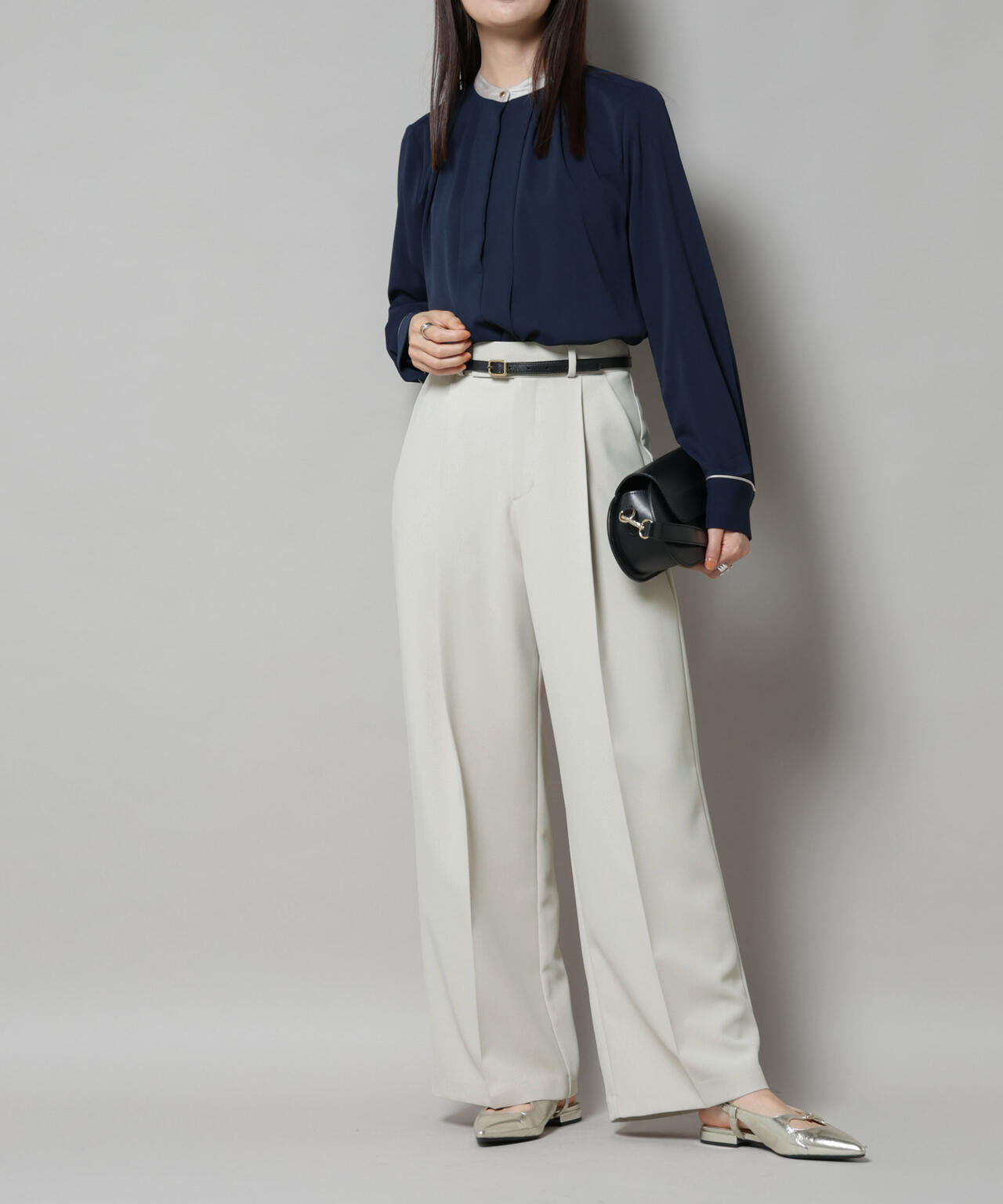 ツイルワイドスラックス