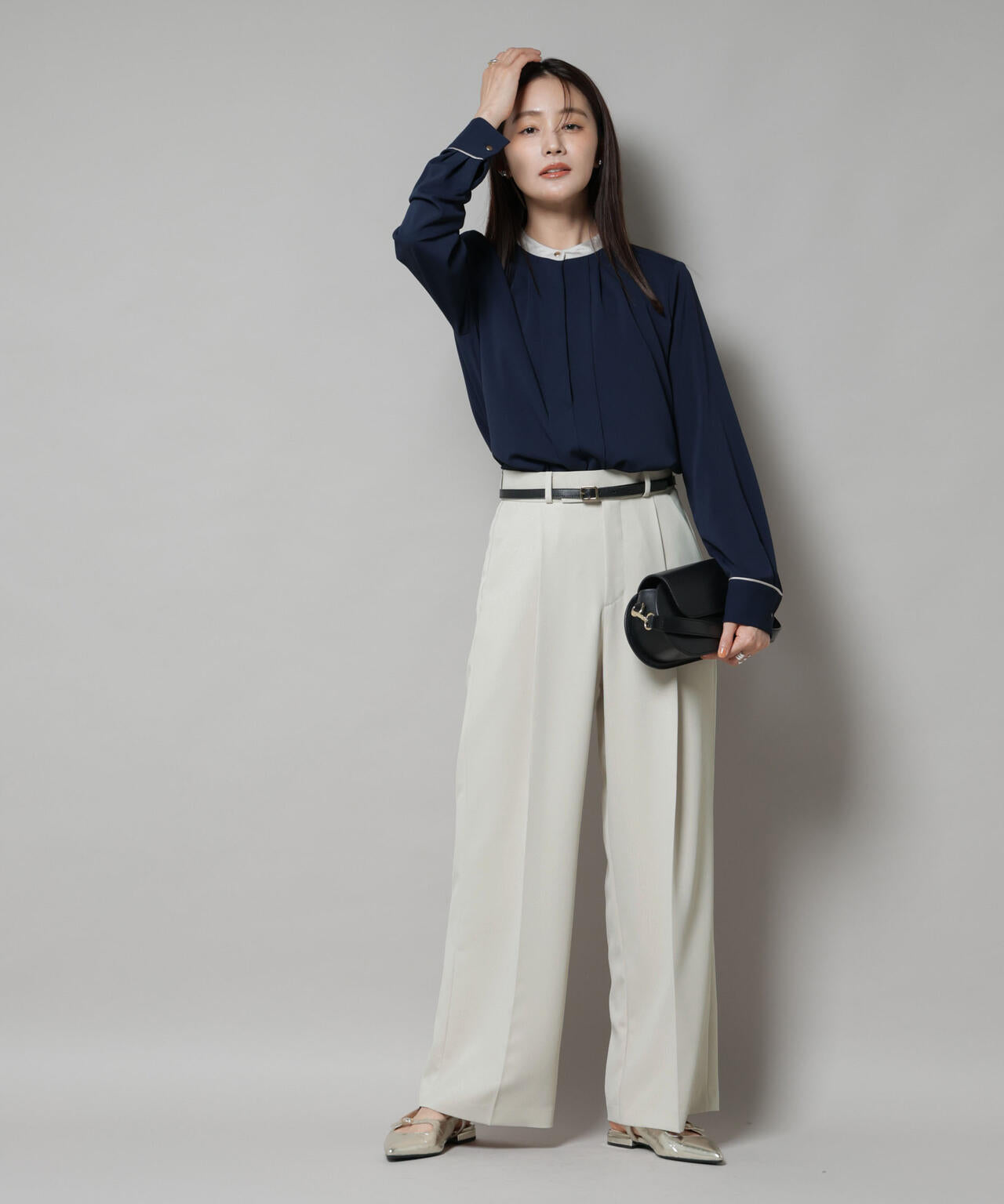 ツイルワイドスラックス