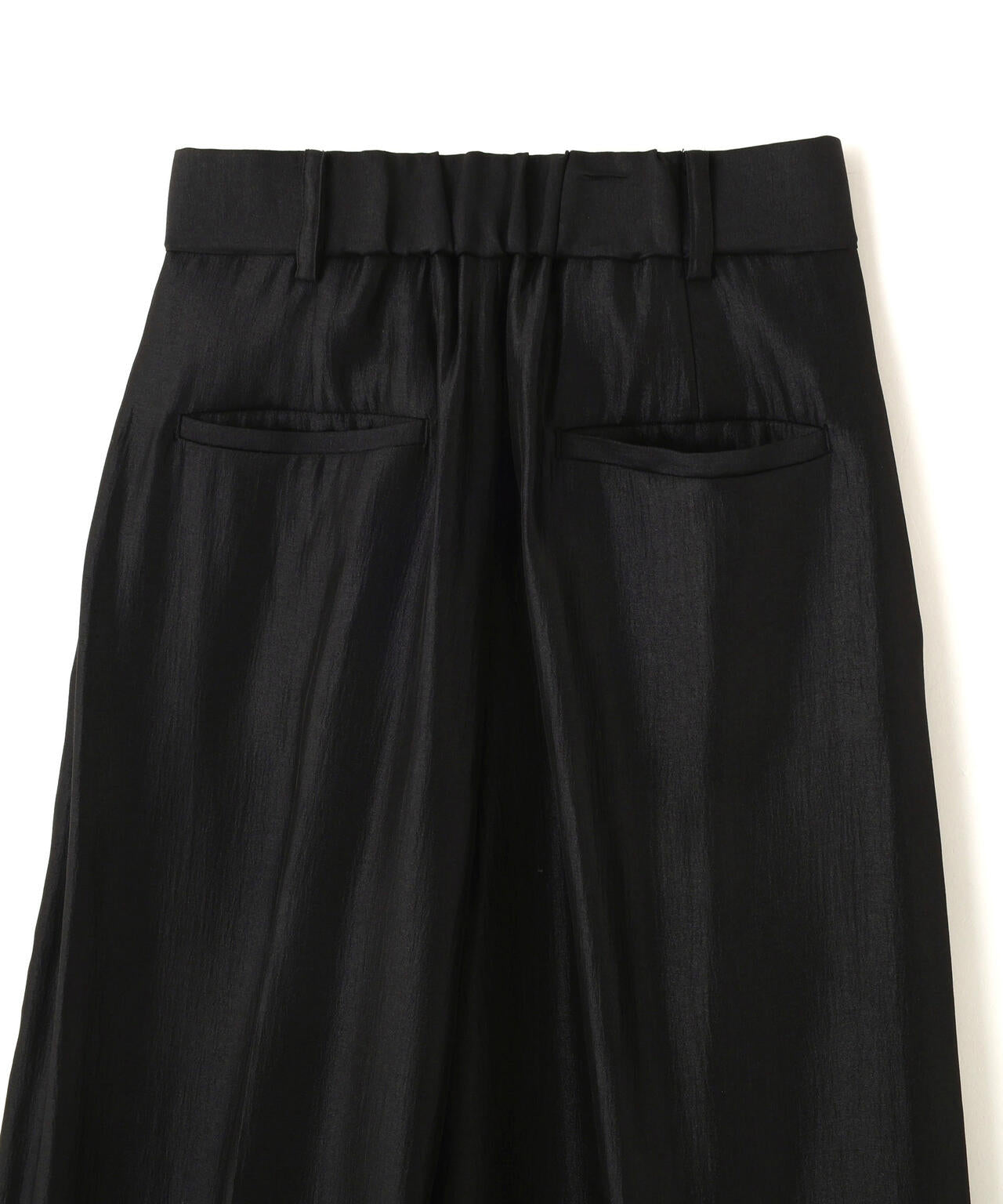 「STEVELOUR」サテンタックワイドパンツ(セットアップ可)