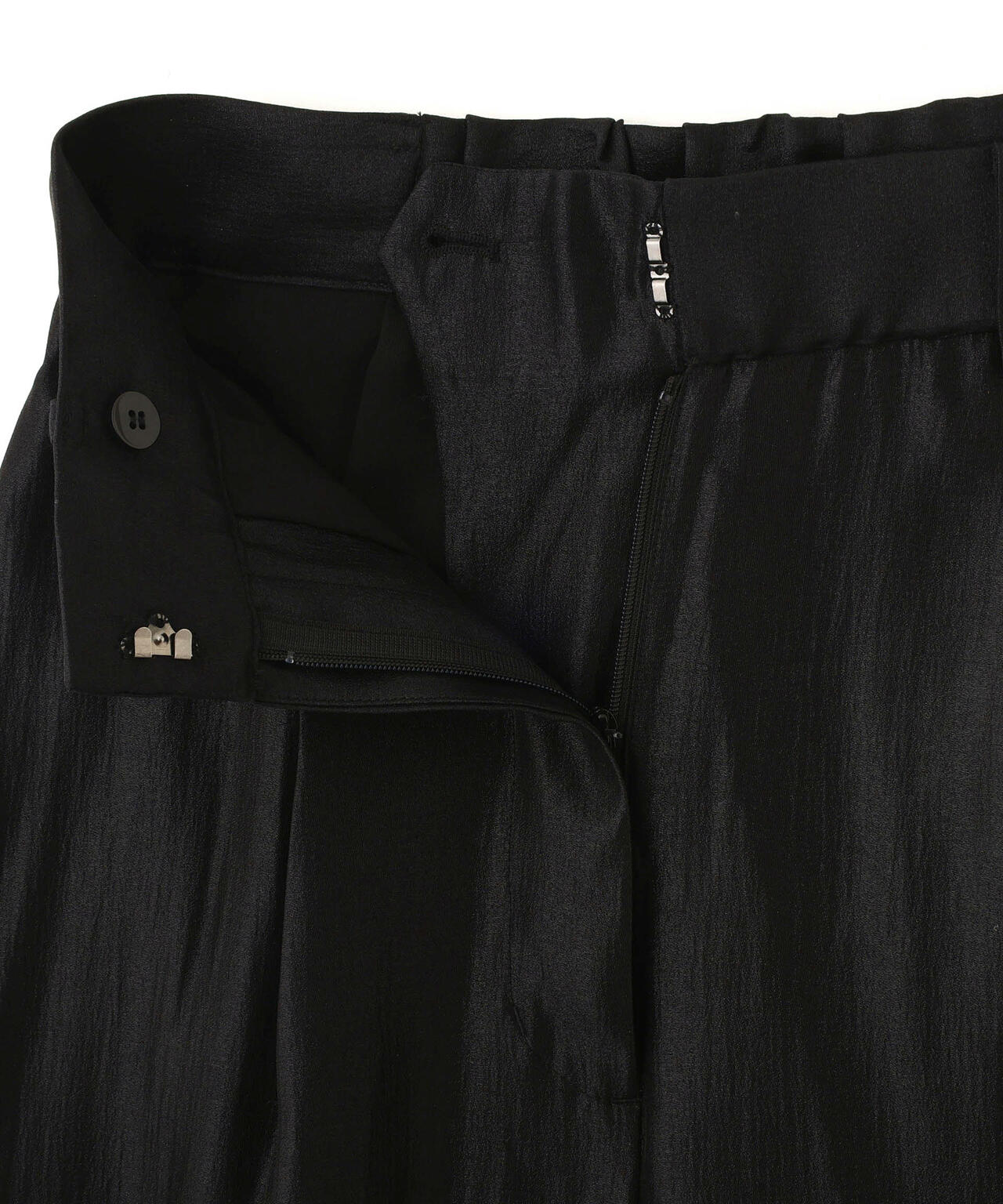 「STEVELOUR」サテンタックワイドパンツ(セットアップ可)