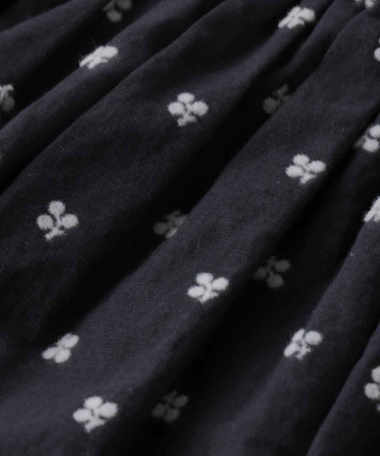 made in india コットンフロッキーフラワースカート