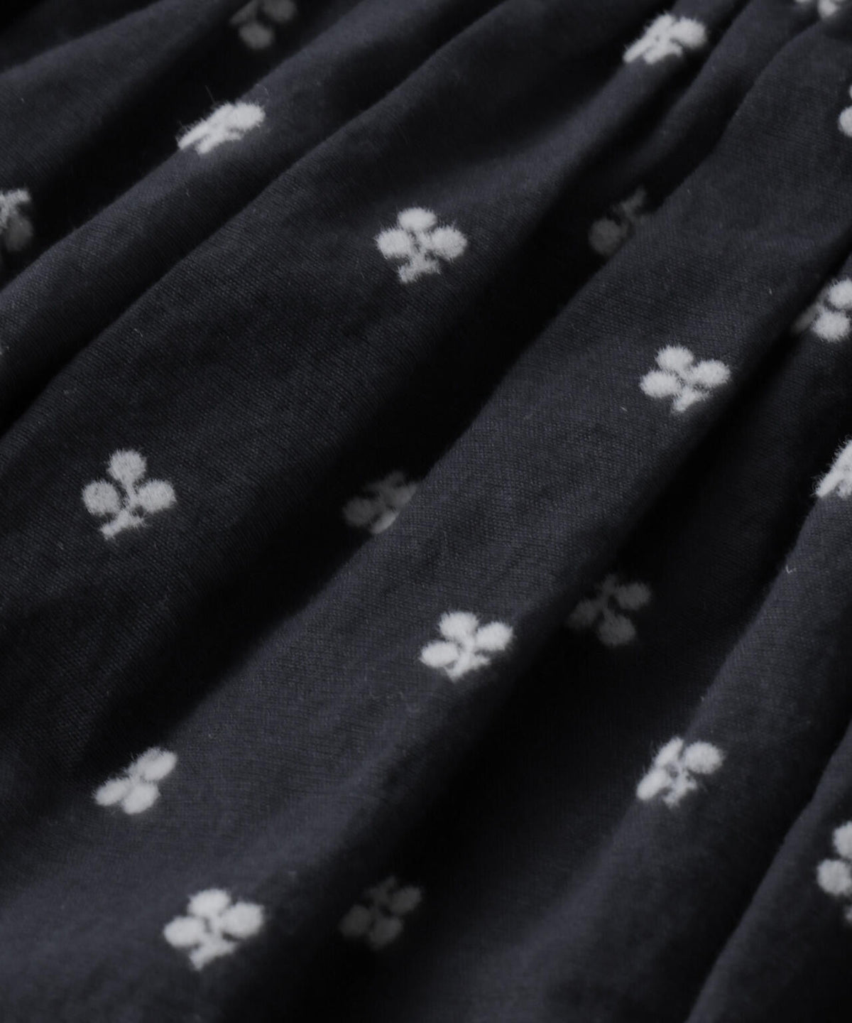 made in india コットンフロッキーフラワースカート