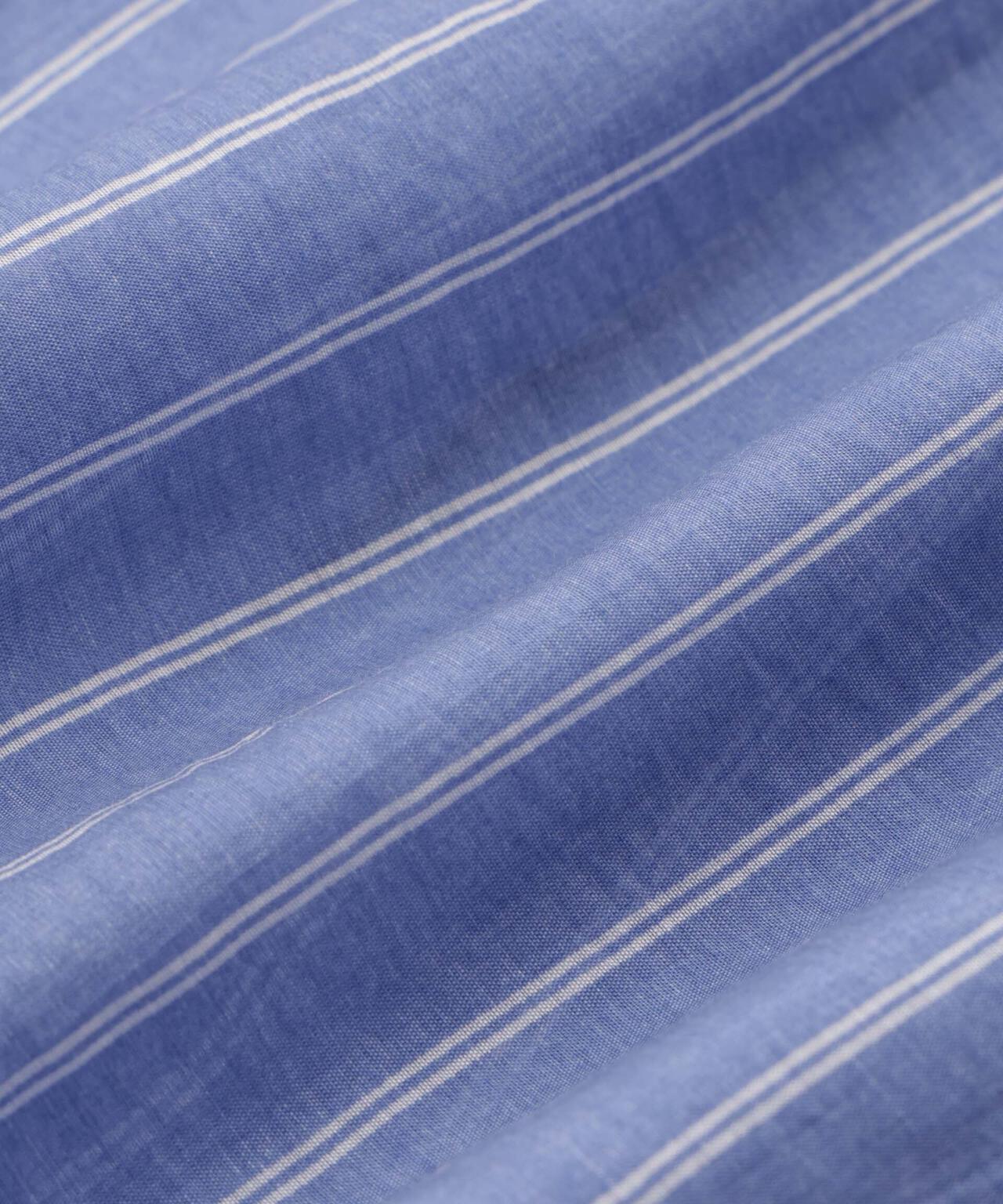 シアーストライプギャザーフレアスカート(セットアップ可)