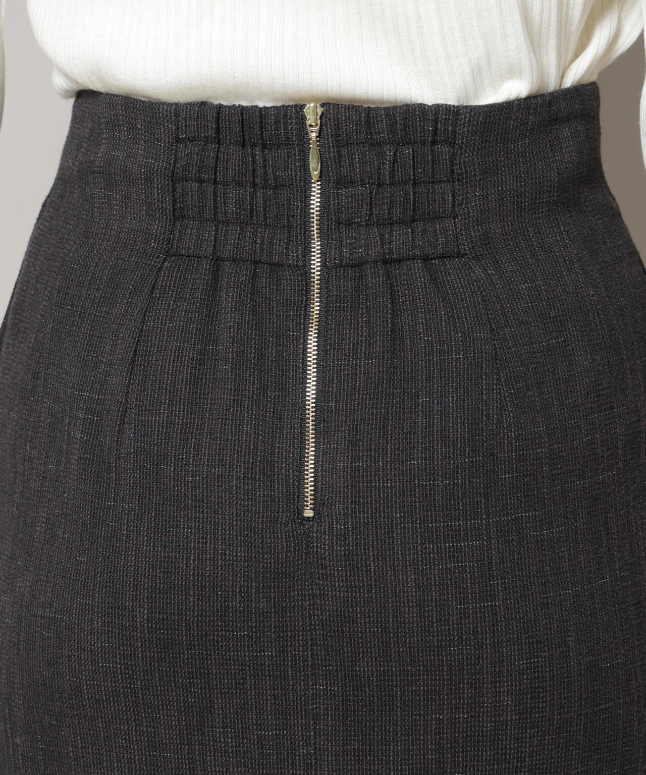 ツイードタイトスカート(セットアップ可)