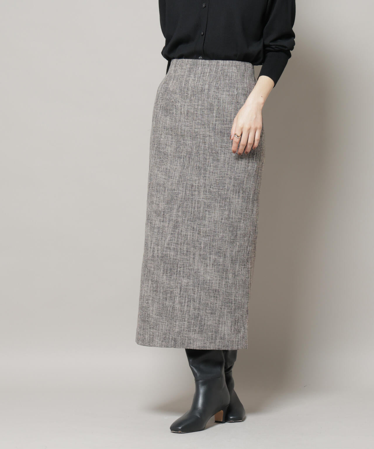 ツイードタイトスカート(セットアップ可)