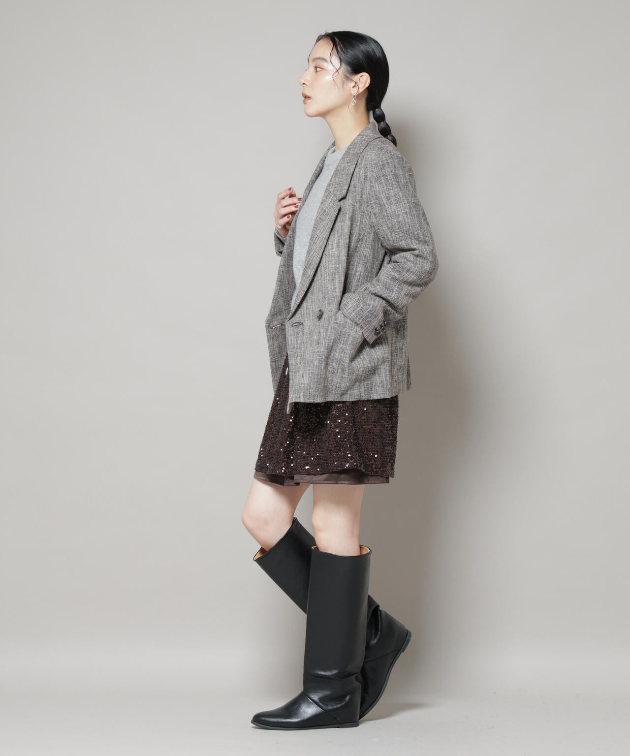 スパンコールミニスカート