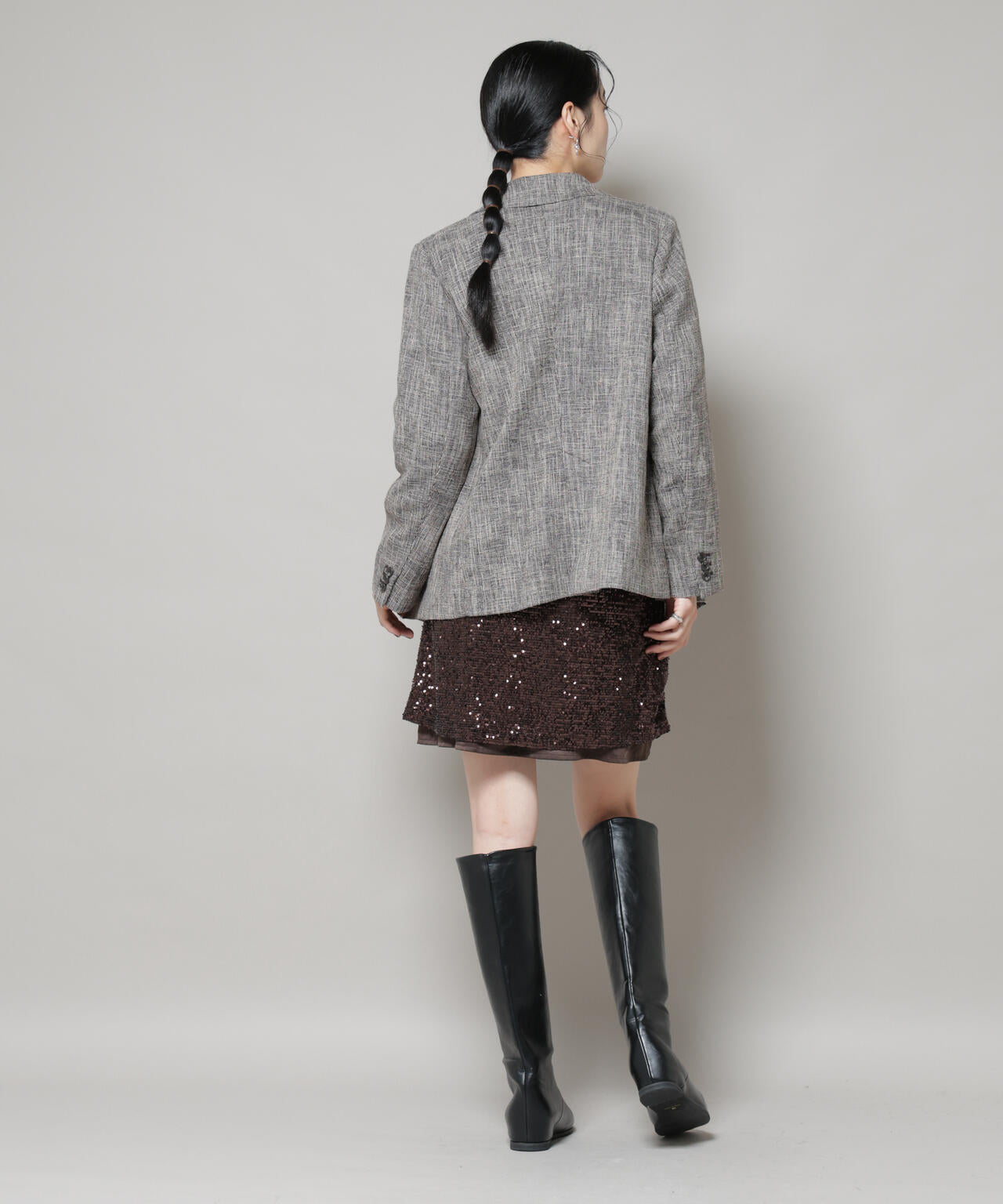 スパンコールミニスカート