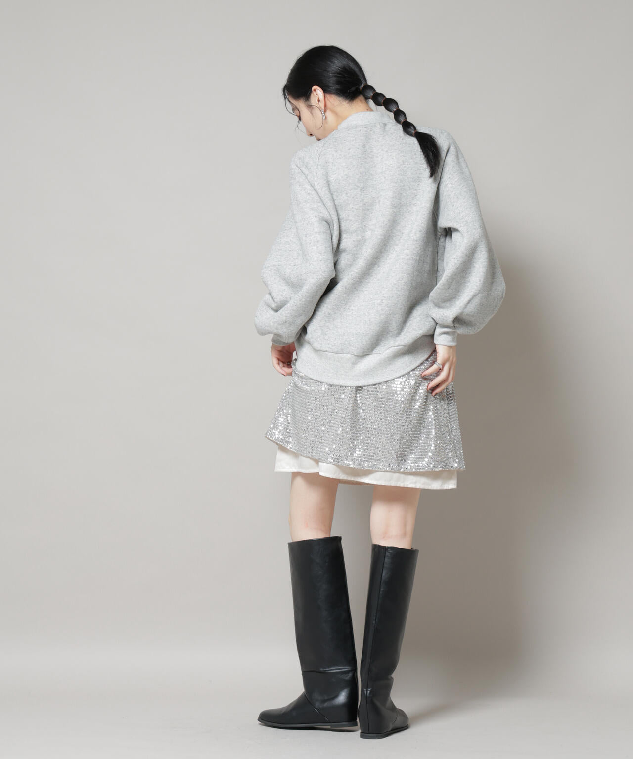 スパンコールミニスカート