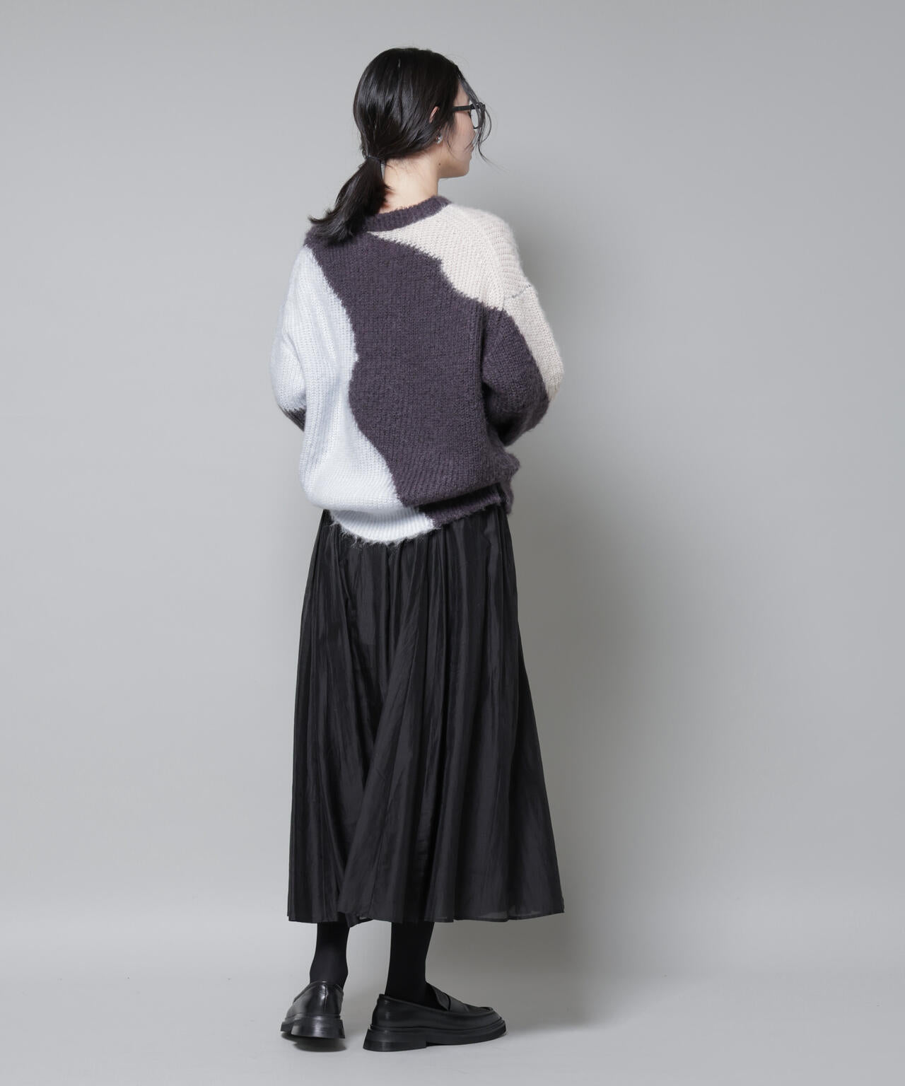 ブライトローンギャザータックスカート