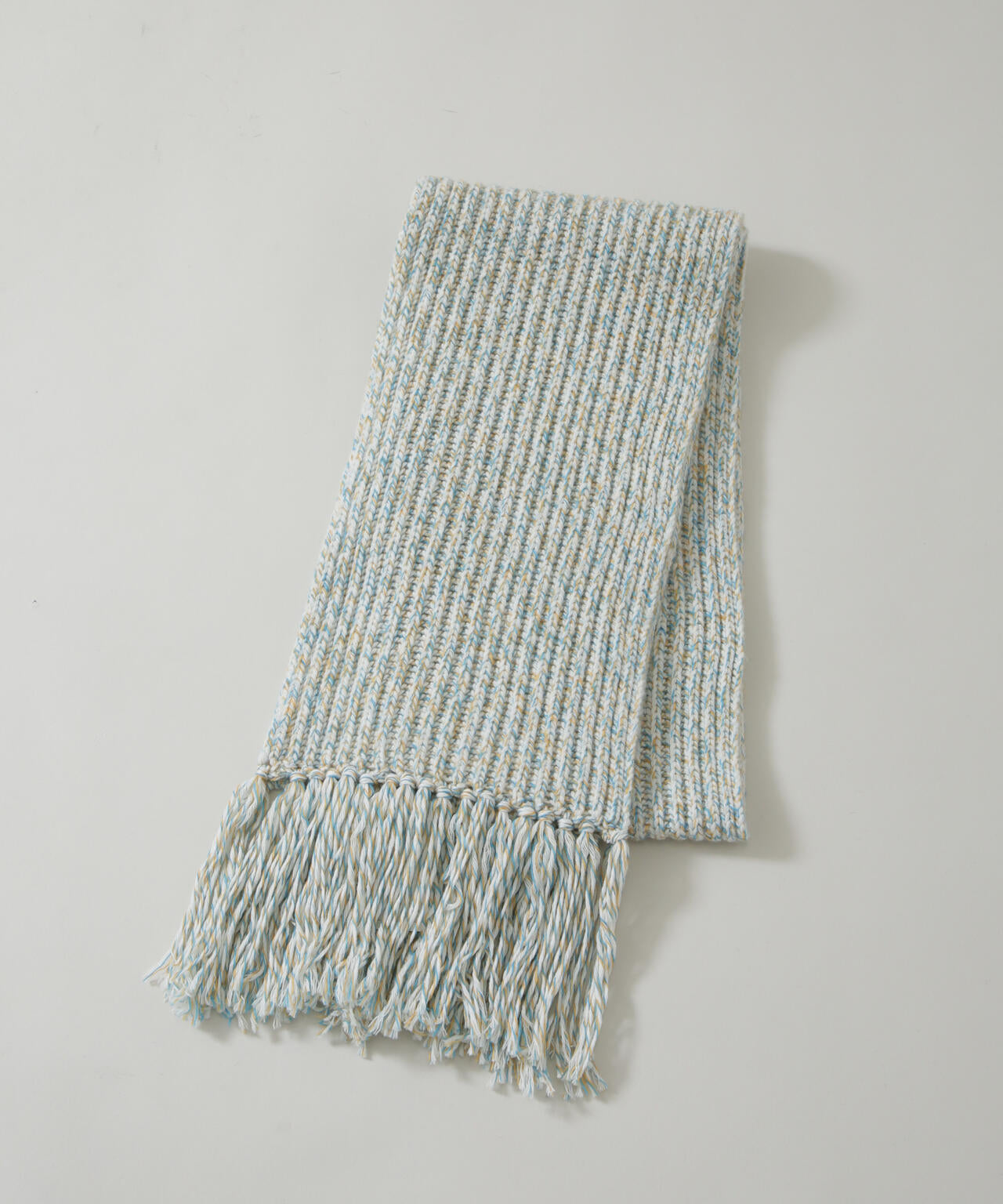 ミックスカラーニットストール