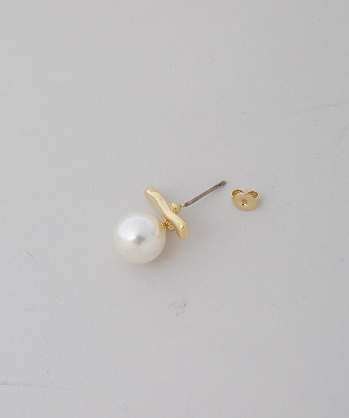 バー&イミテーションパールピアス