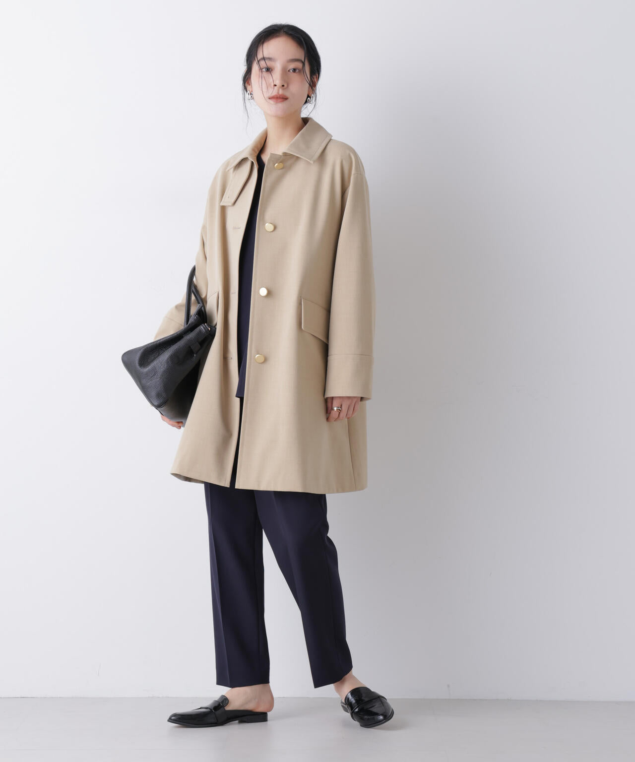 ボンディングステンカラーコート