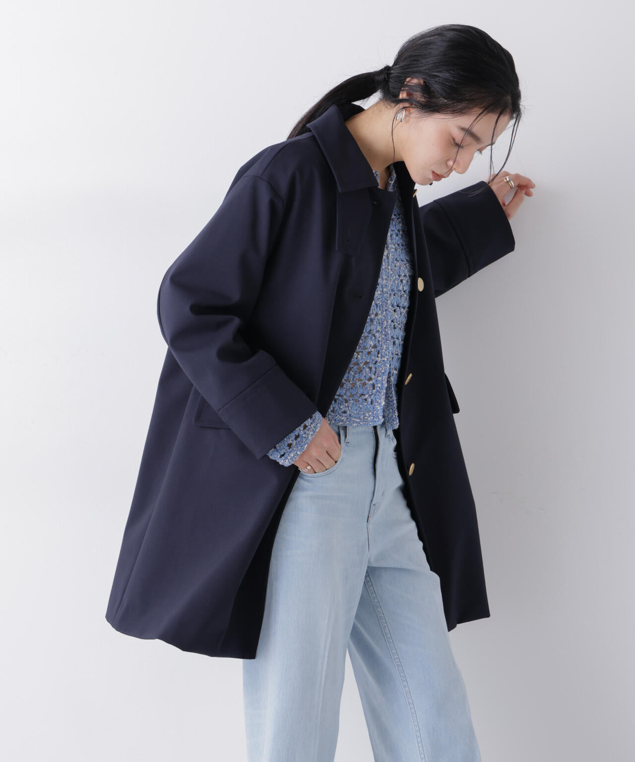 ボンディングステンカラーコート