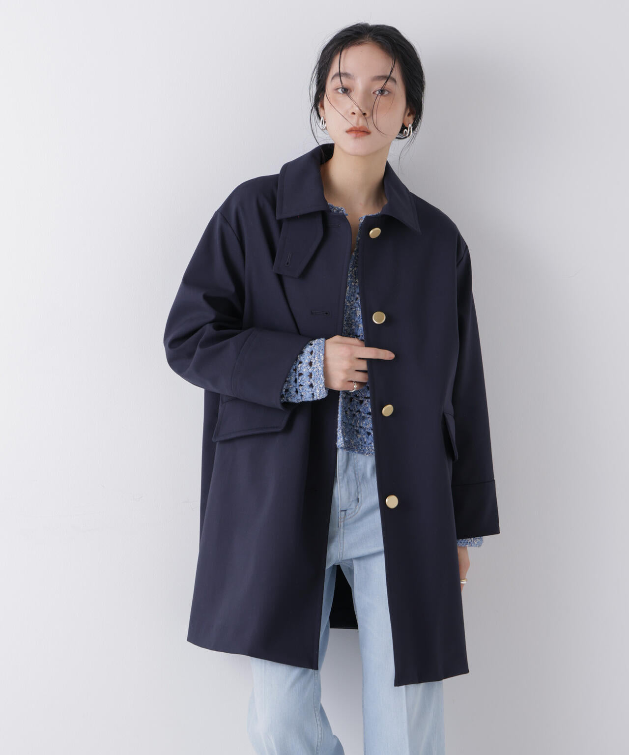 ボンディングステンカラーコート