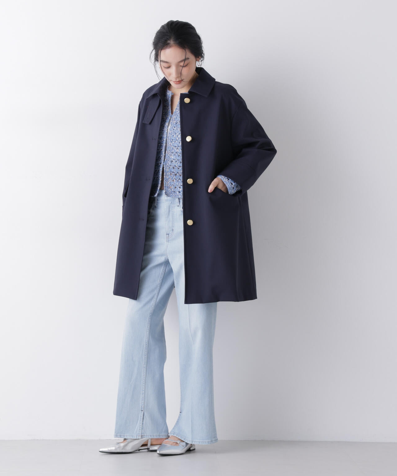 ボンディングステンカラーコート