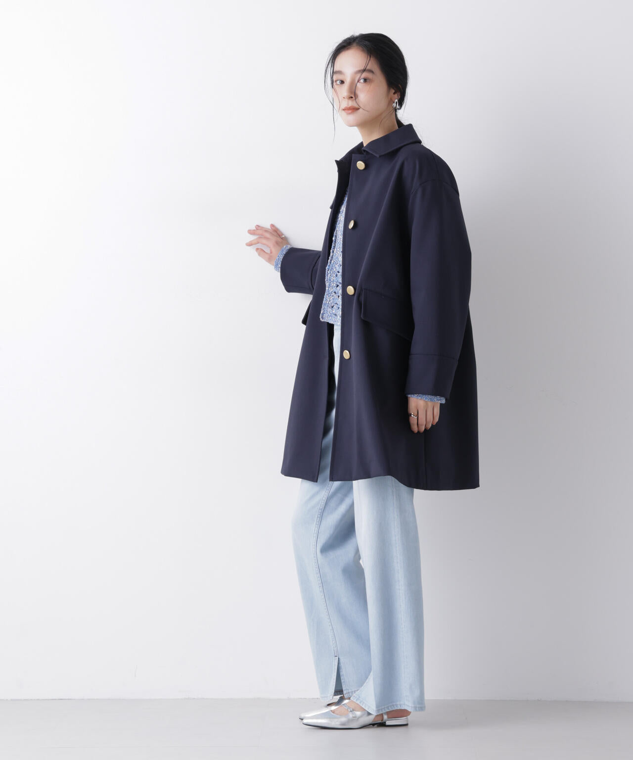 ボンディングステンカラーコート