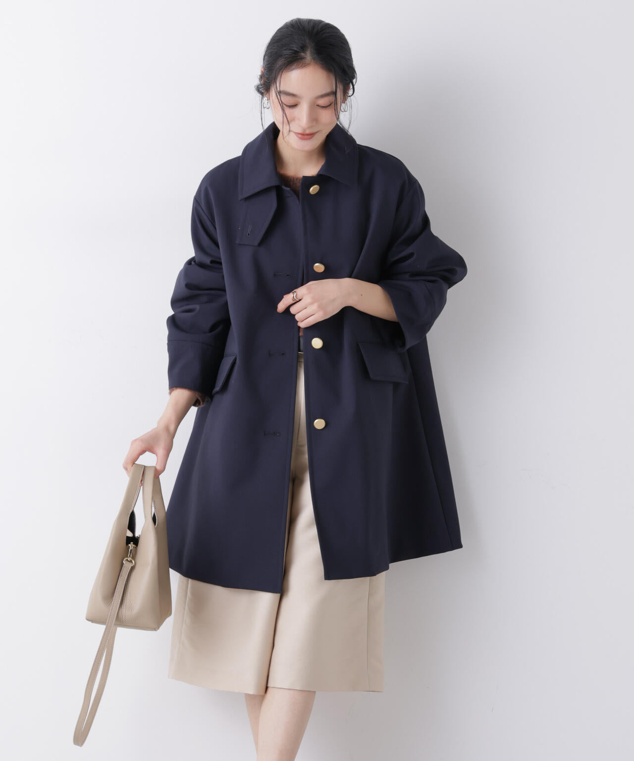 ボンディングステンカラーコート