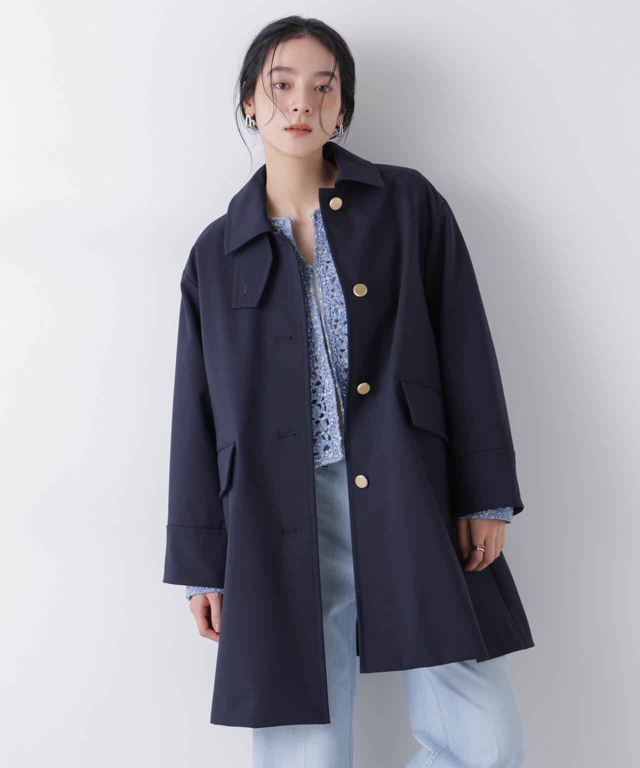 ボンディングステンカラーコート