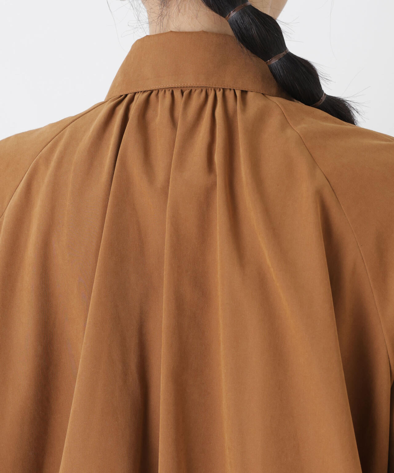 ライトスエードギャザーバルーンブルゾン