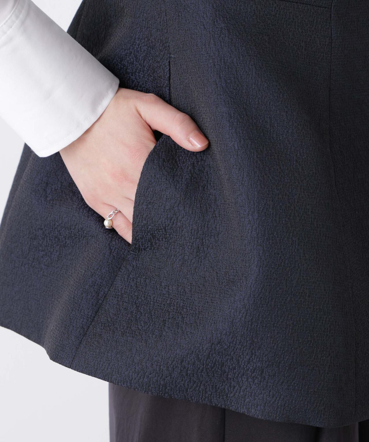 ジャガードペプラムジレ(セットアップ可)