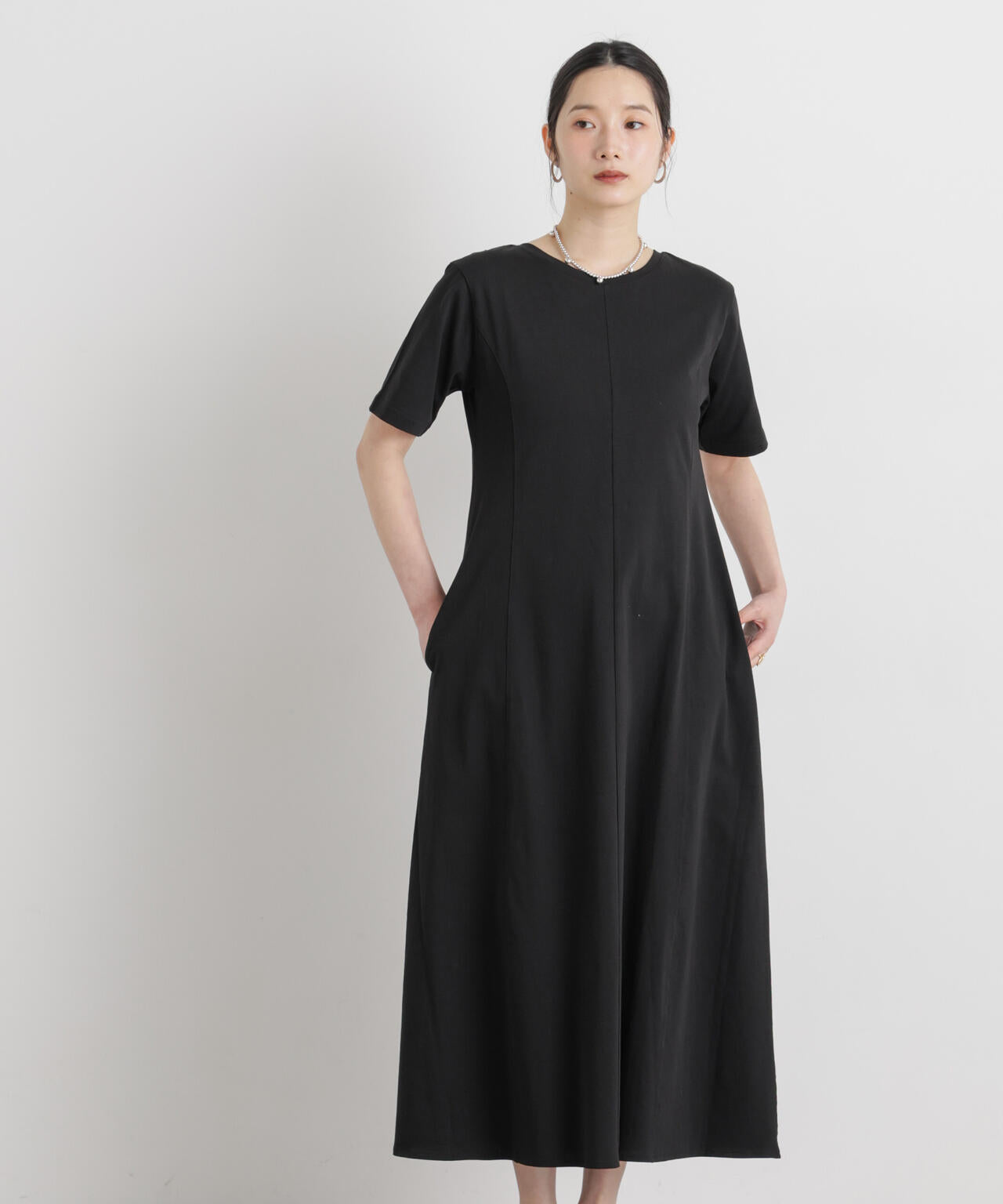 バッククロスフレアワンピース