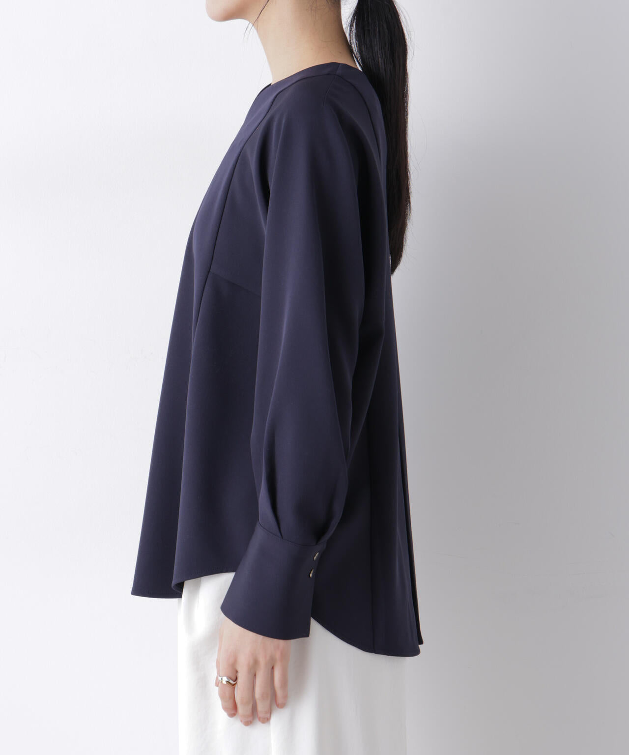 デイリーファンクション Vネックブラウス(セットアップ可)