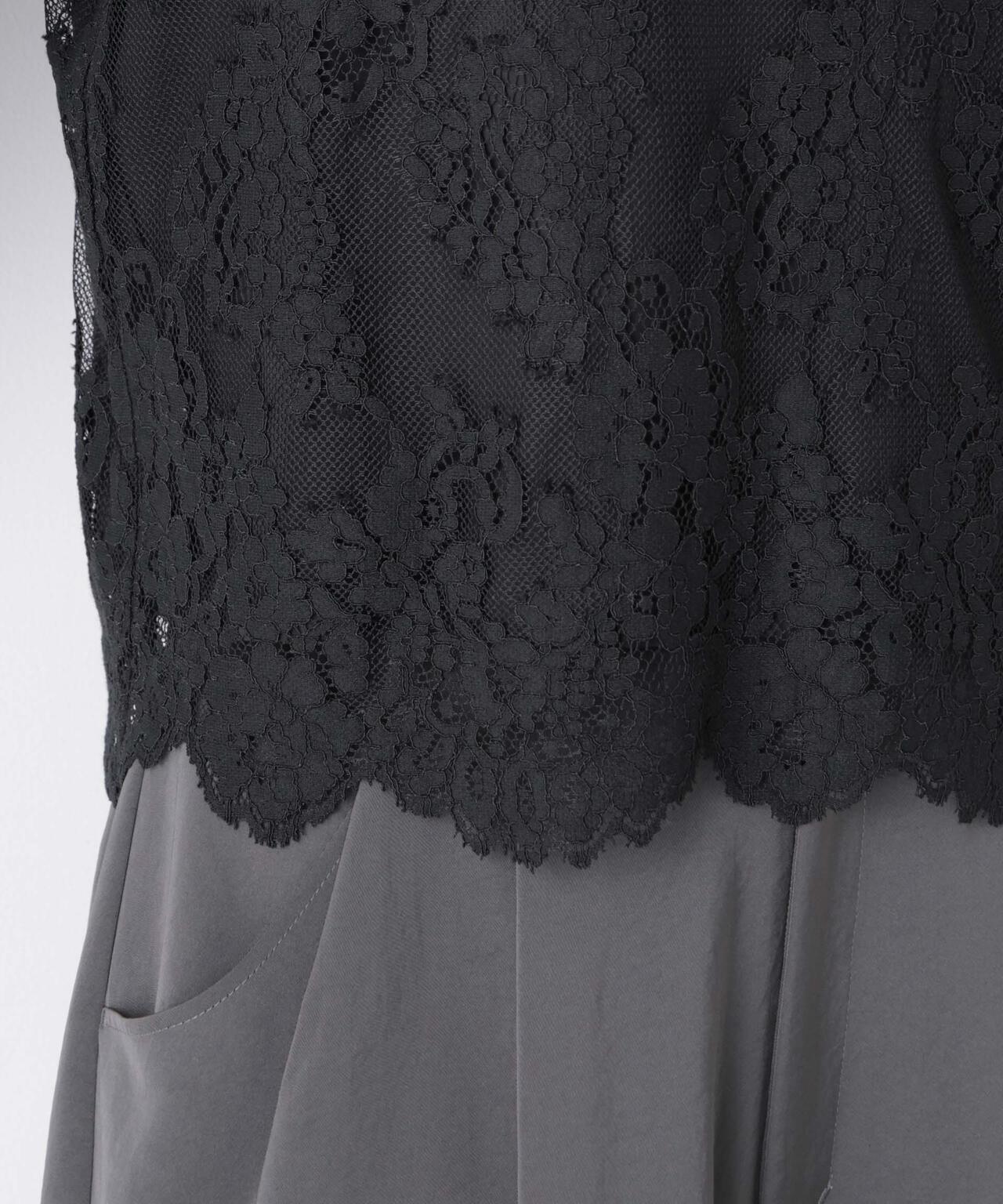 レーススカラップブラウス