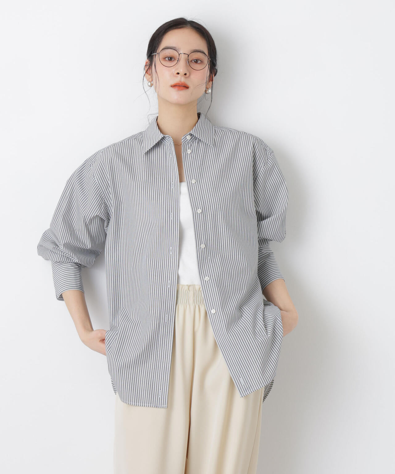 2wayオーバーシャツ