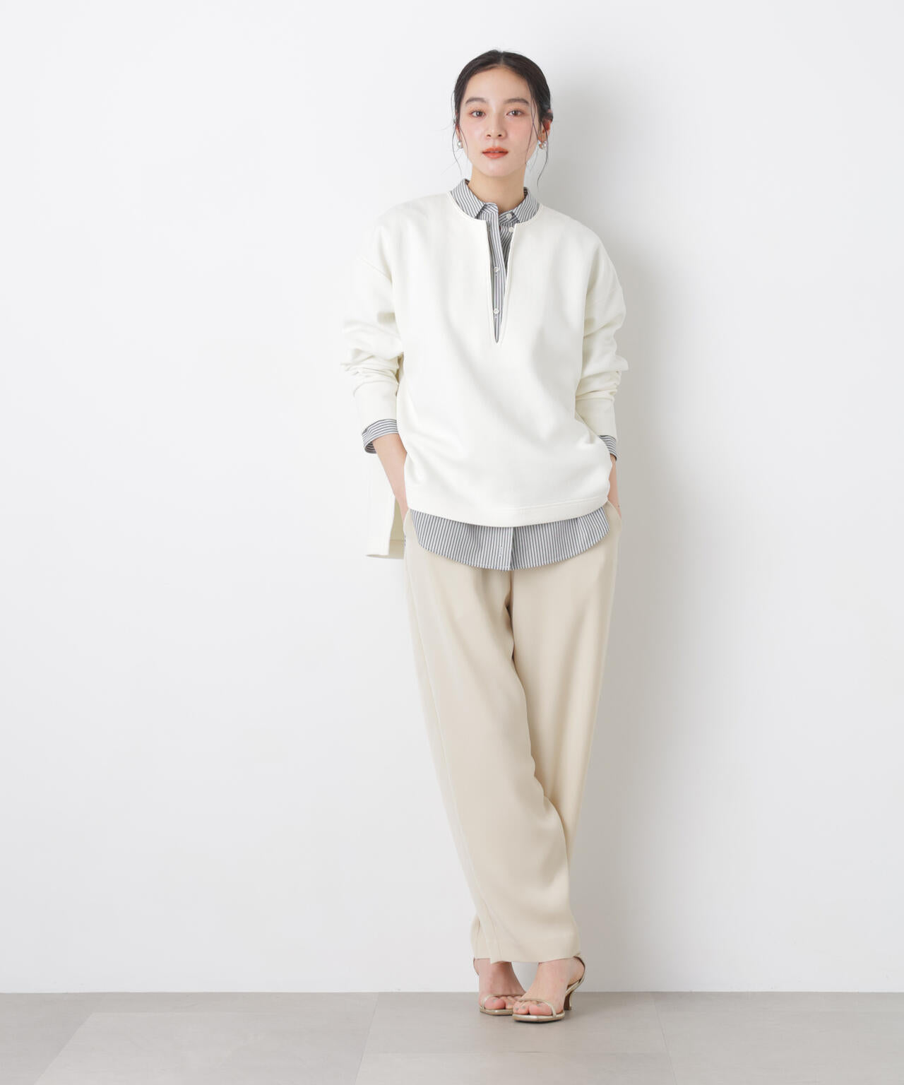 2wayオーバーシャツ